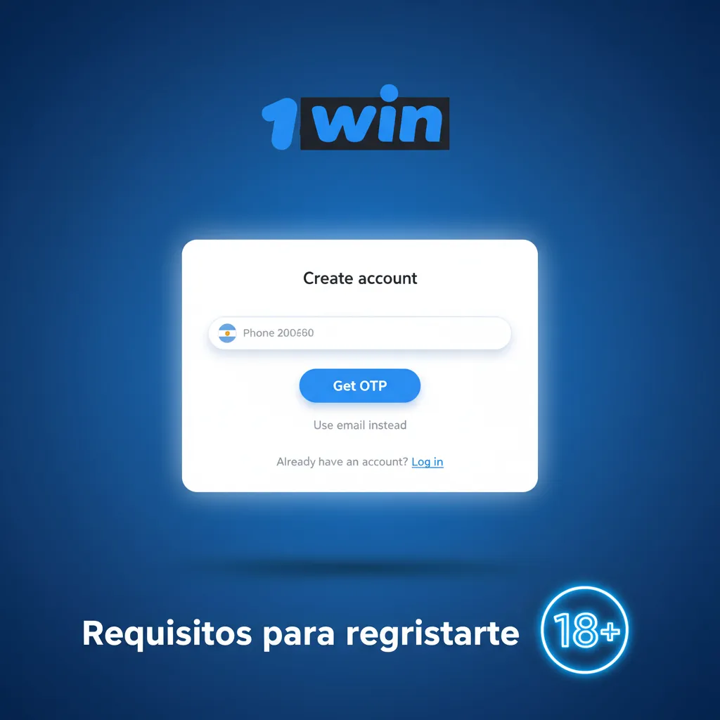 Infografía de requisitos para registrarte en Argentina: +18, DNI/pasaporte, un usuario, datos reales y pagos a tu nombre.