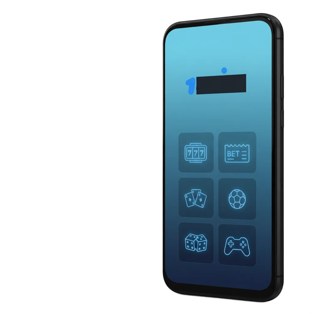 Smartphone Android con la app 1win para apuestas y casino móvil, descarga gratis e instalación rápida.