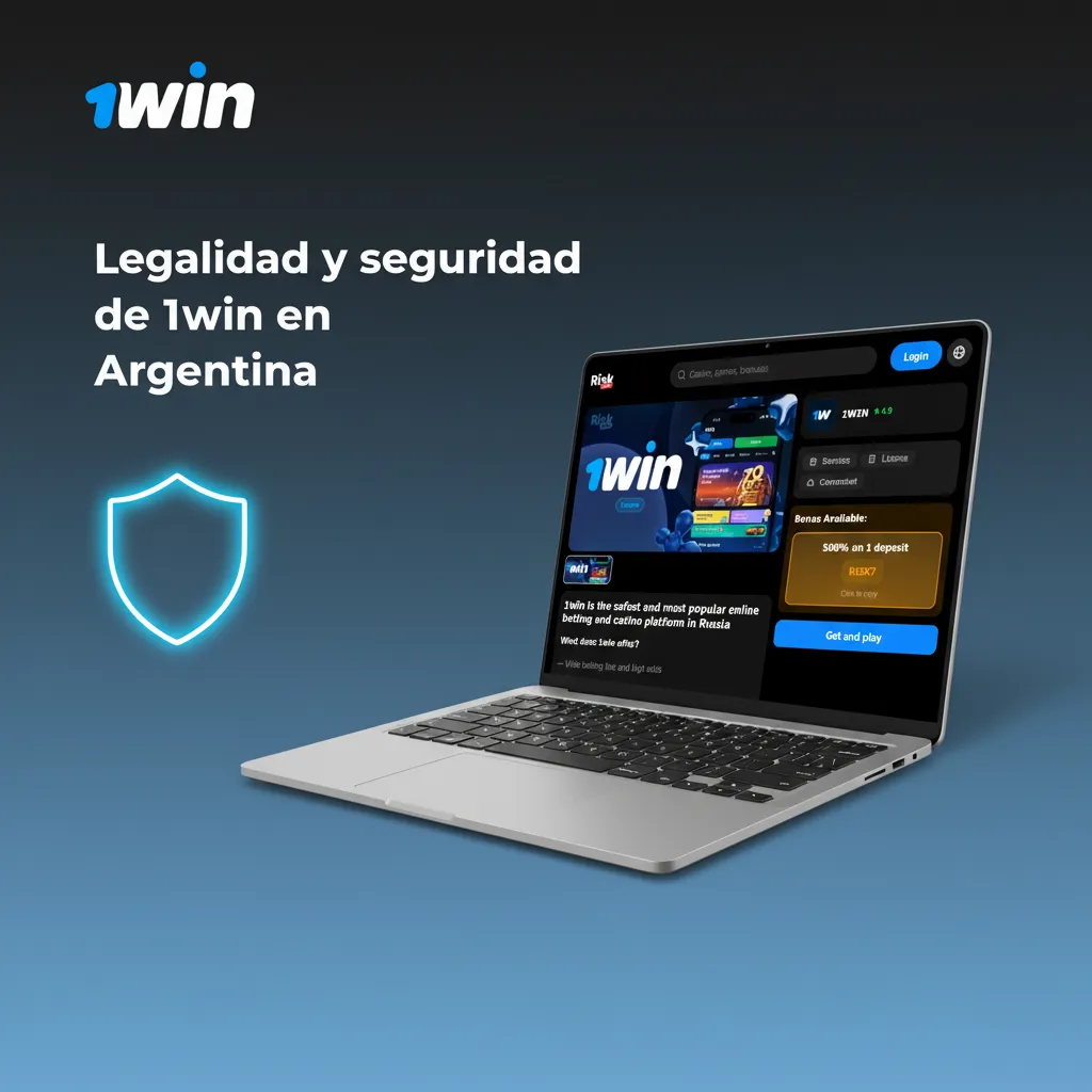 Seguridad y legalidad 1win Argentina: licencia Curazao, SSL, 18+, juego responsable, regulación provincial.