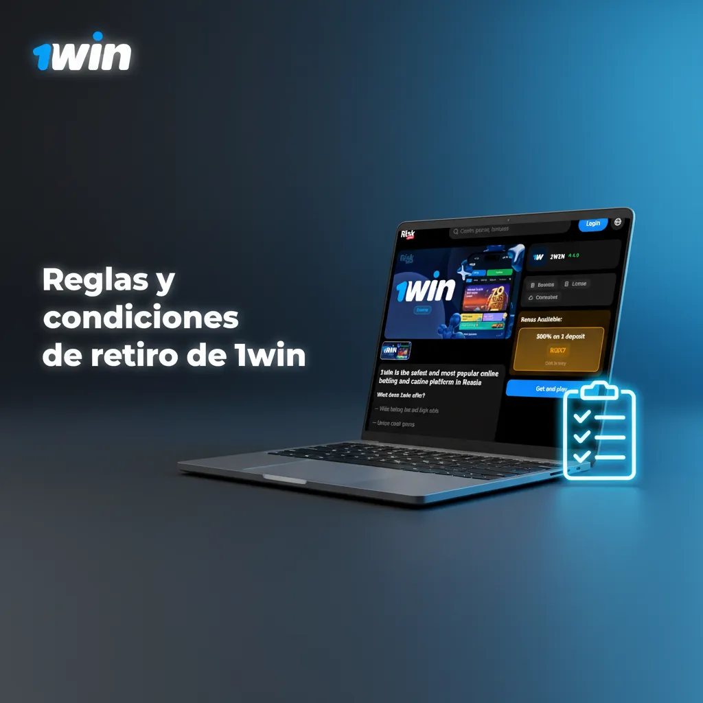 Resumen de reglas de retiro 1win en Argentina: KYC, mismo método, bono y rollover, límites, ARS y redes cripto.