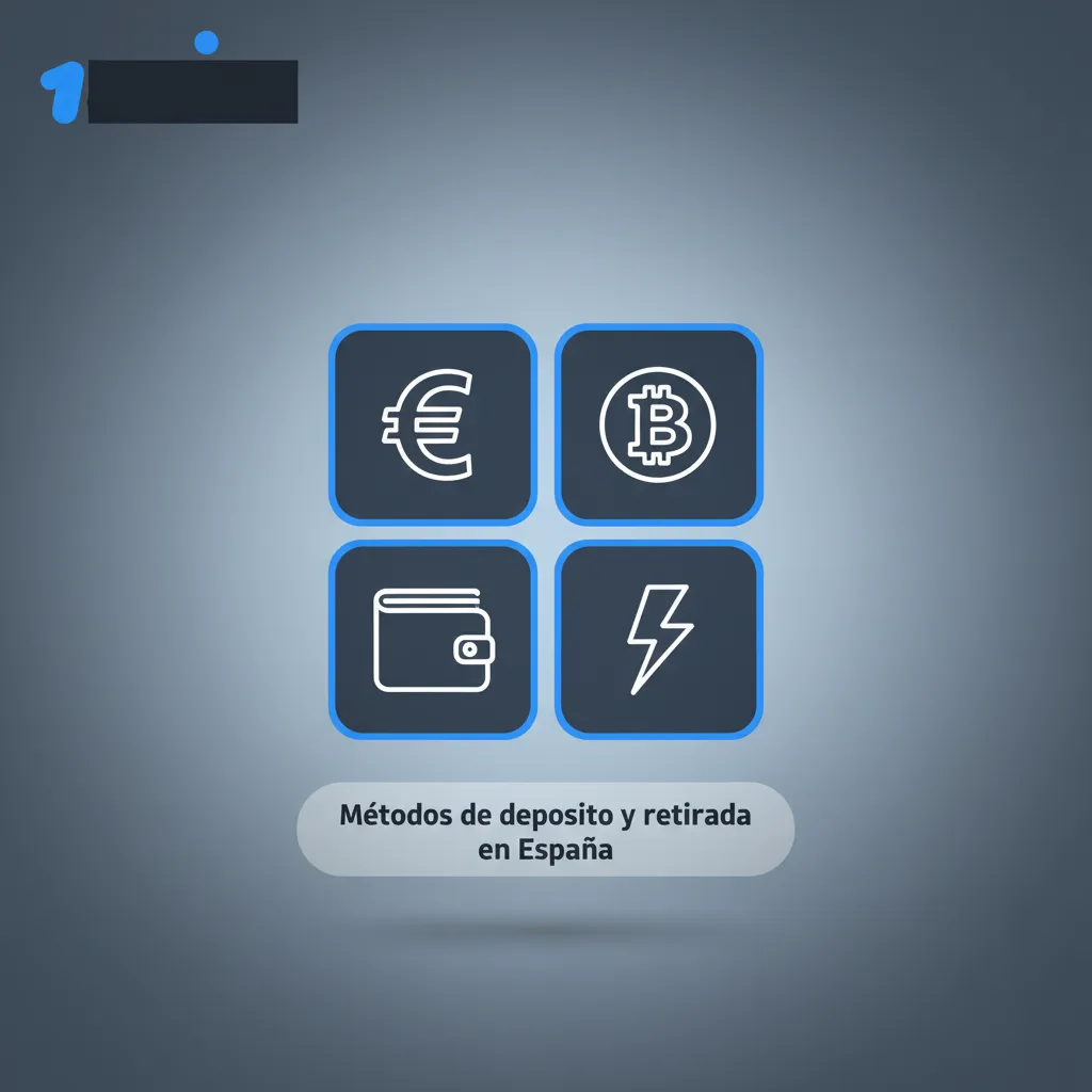 Métodos de depósito y retirada en España: Visa, Mastercard, Apple/Google Pay, Skrill, transferencia, BTC, ETH, USDT en EUR