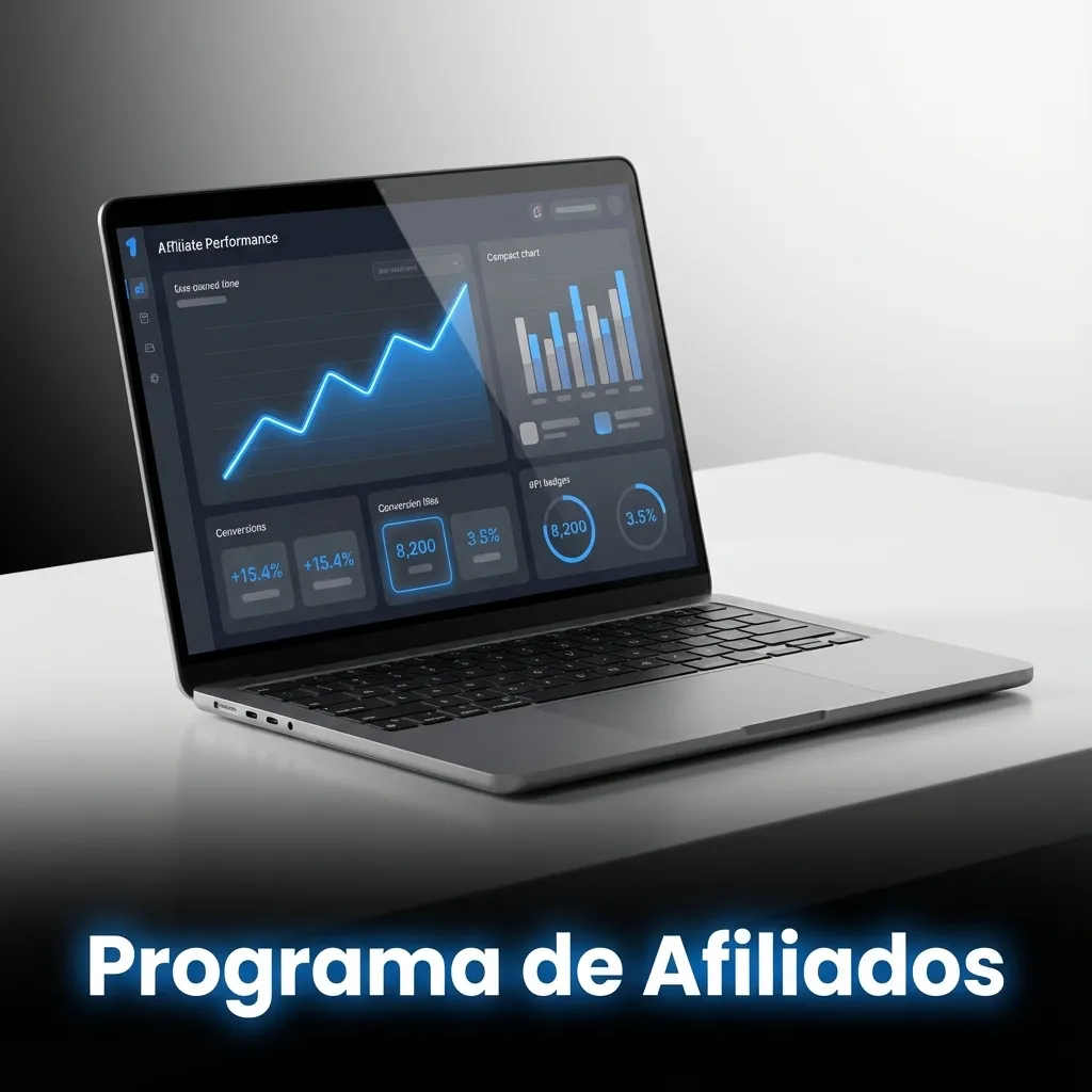 Programa de afiliados con comisiones del 50% por recomendar jugadores que se registren y depositen en la plataforma