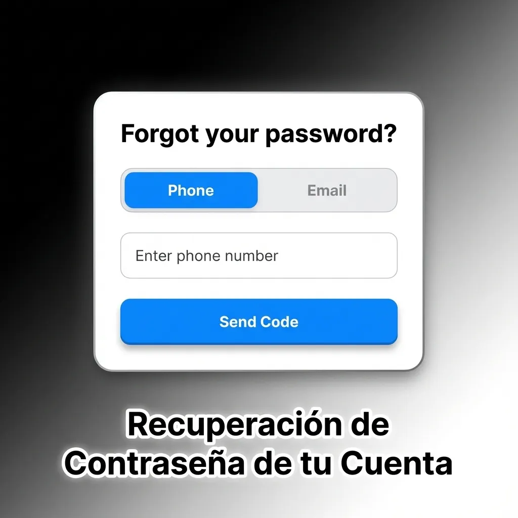 Password recovery interface showing login form with forgot password link and email/phone verification steps