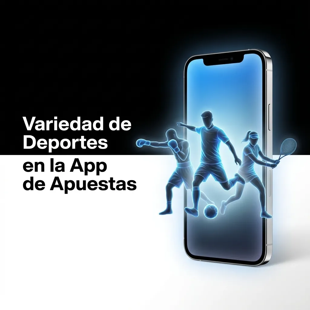 App de apuestas deportivas mostrando múltiples disciplinas incluyendo fútbol, tenis, baloncesto y eSports disponibles.