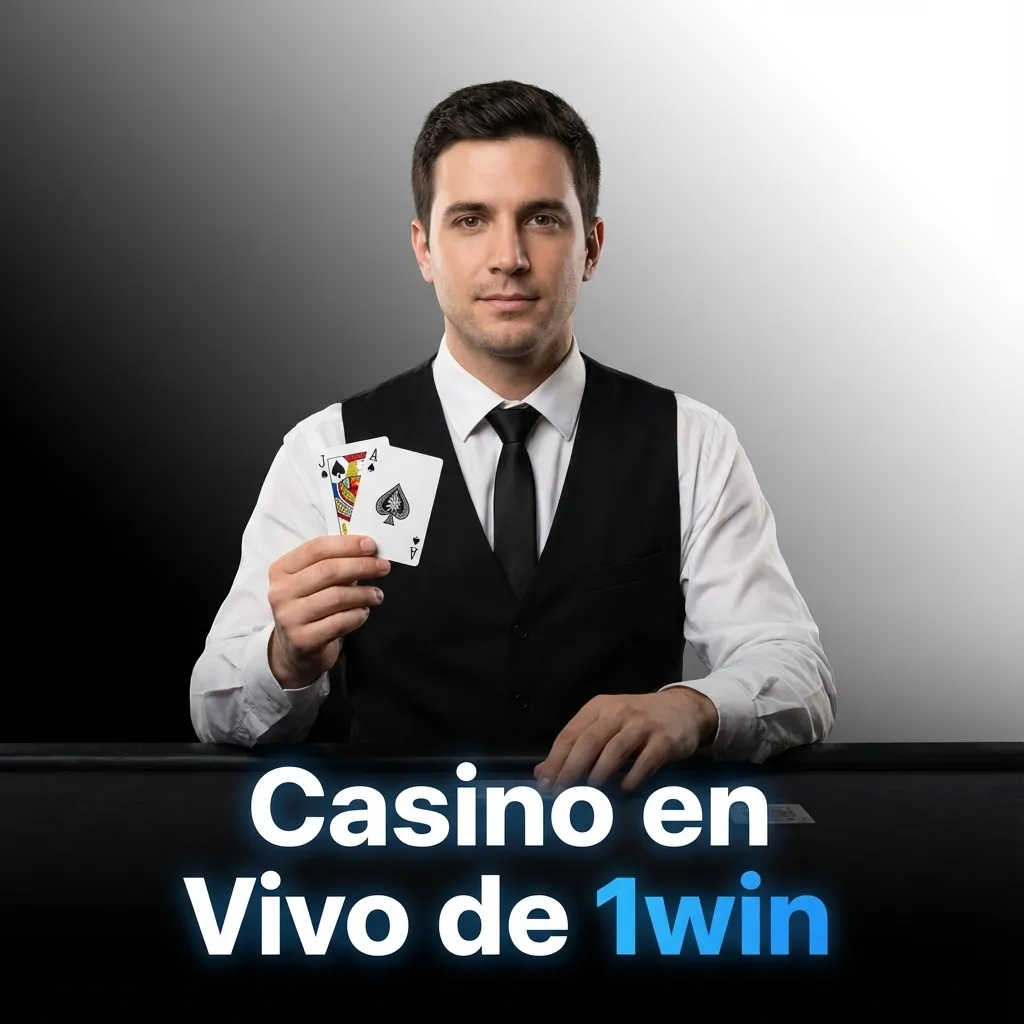 Crupieres en vivo transmiten juegos de casino con ruleta, blackjack y baccarat en estudios profesionales de 1win